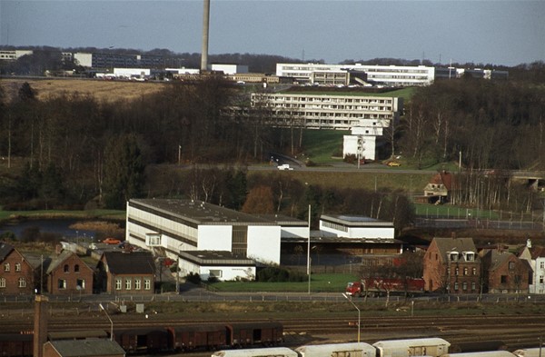 Udsigt mod Parkskolen og Sygehuset